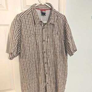 The North Face Brown Casual Button Down Shirt